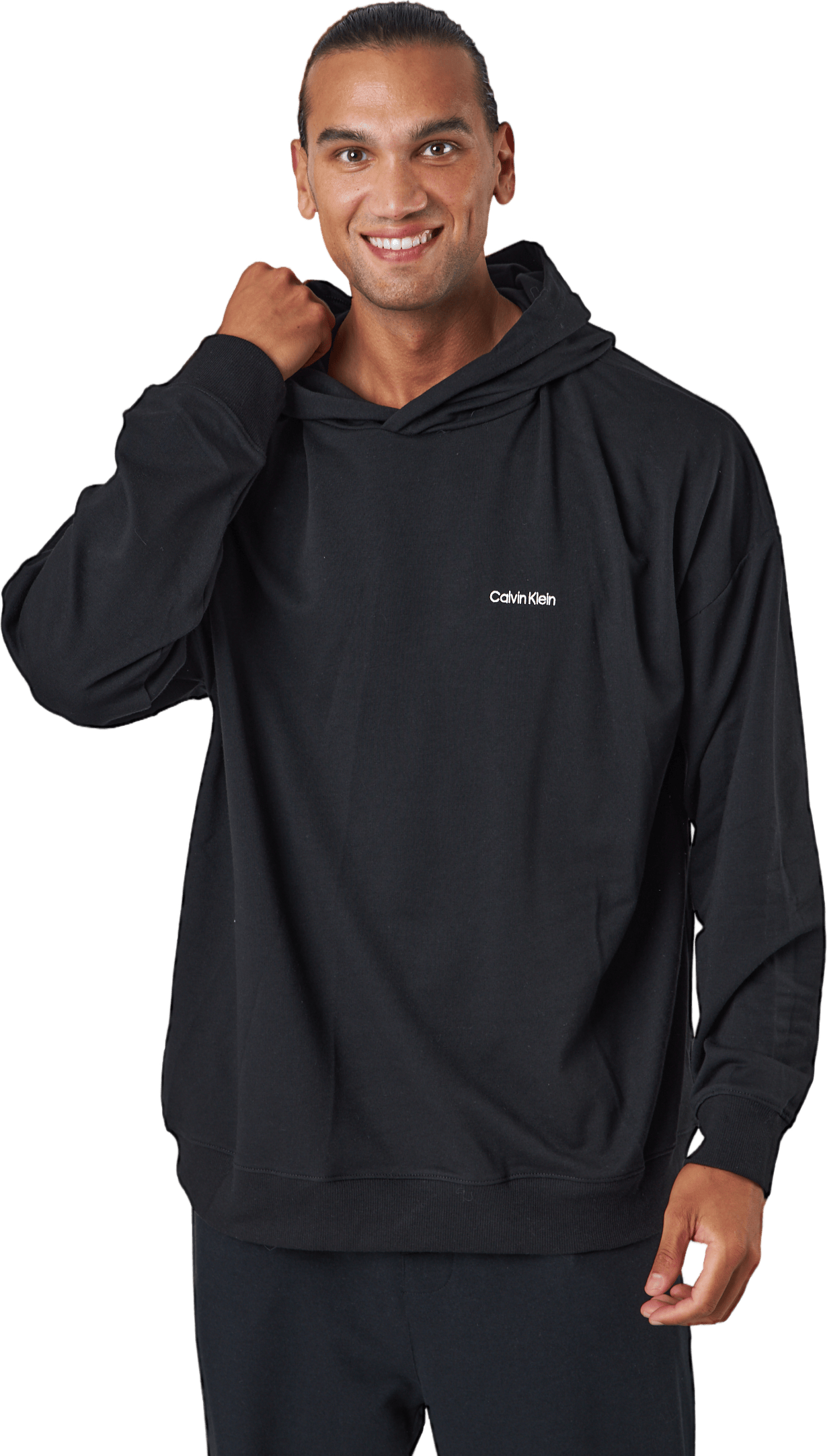 L/s Hoodie Black, Male, Abbigliamento, Camicie, Nero, M