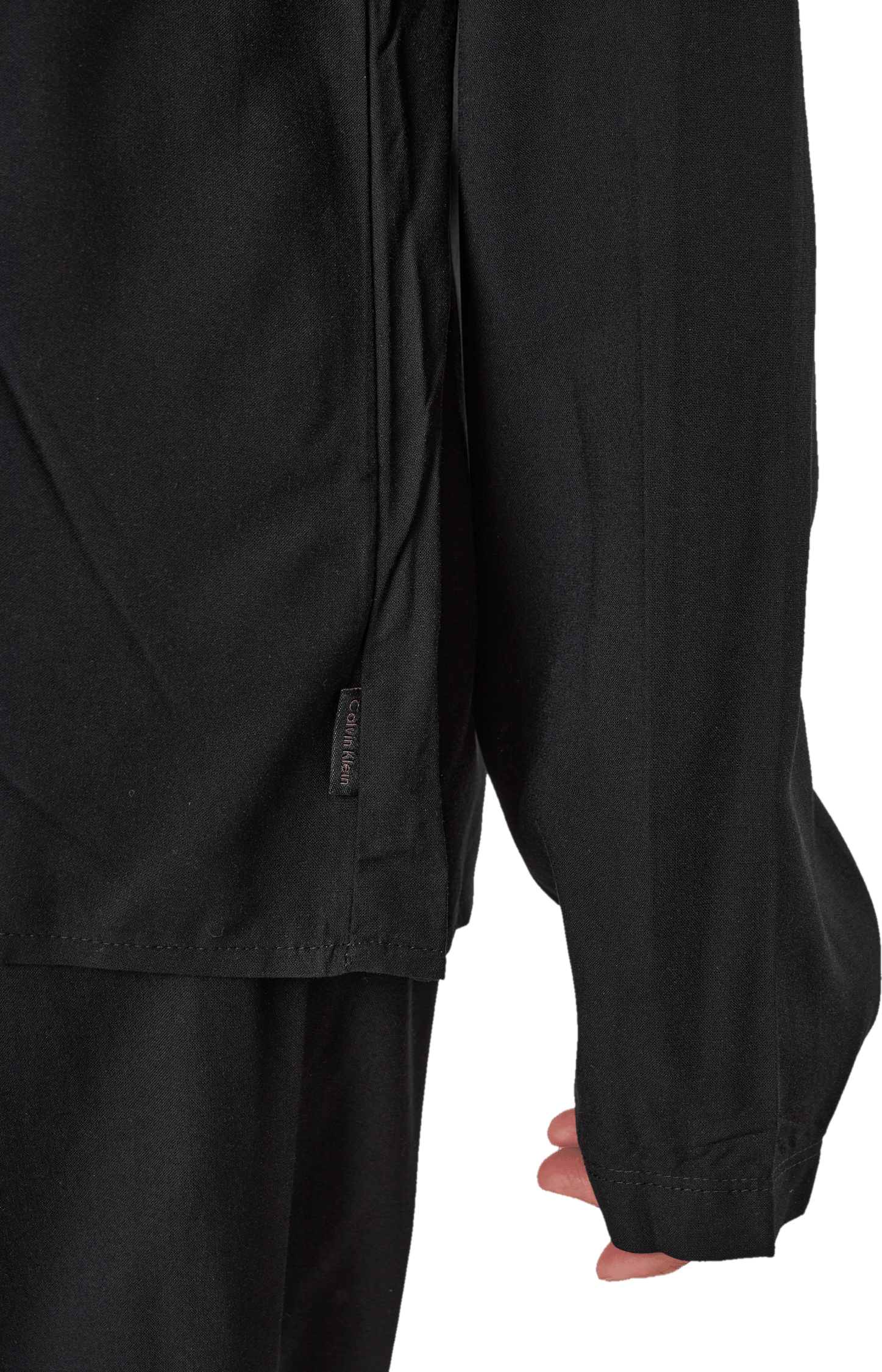L/s V-neck (button Down) Black - Bild 5
