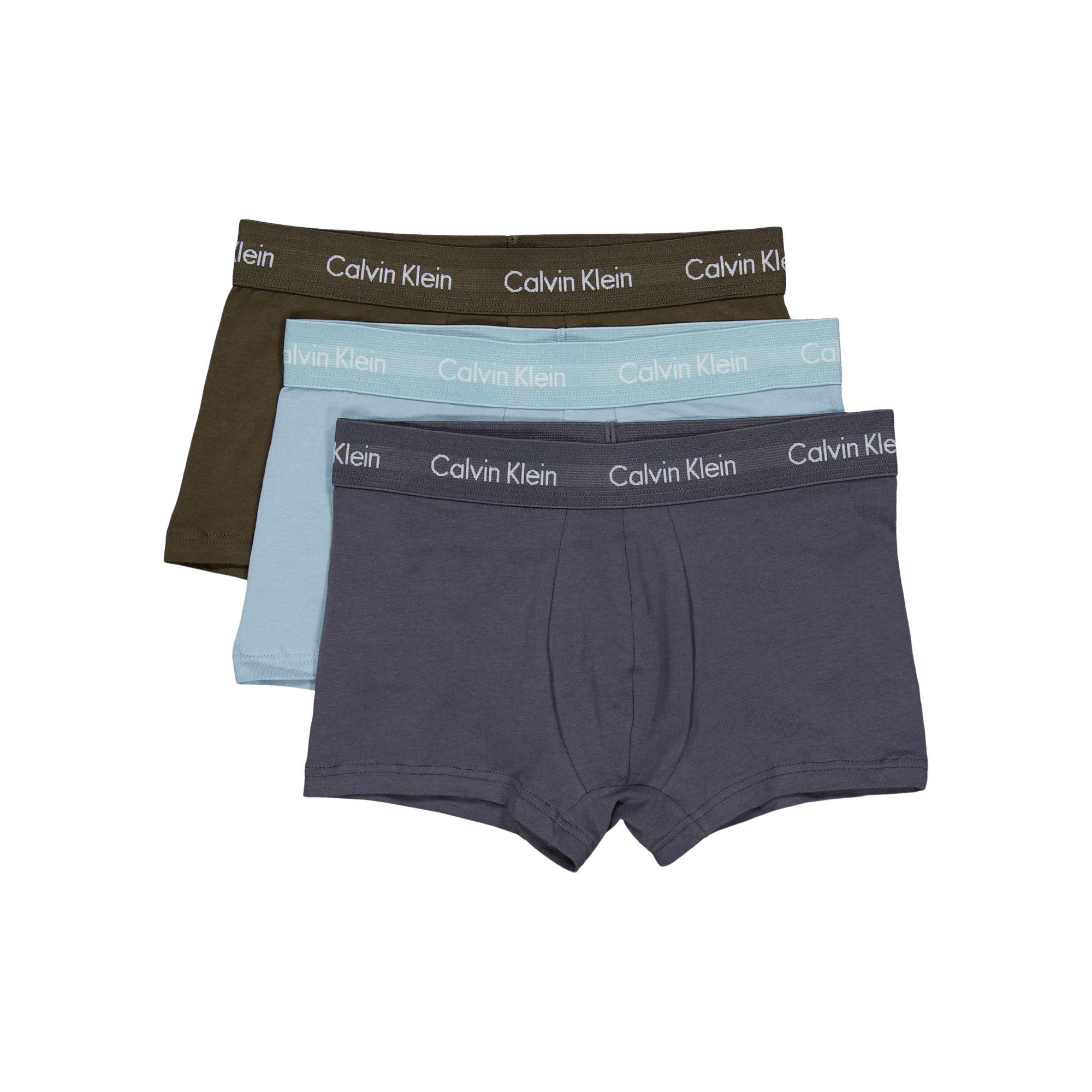 Low Rise Trunk 3pk Sleek Grey/ Tourmaline/ Olive