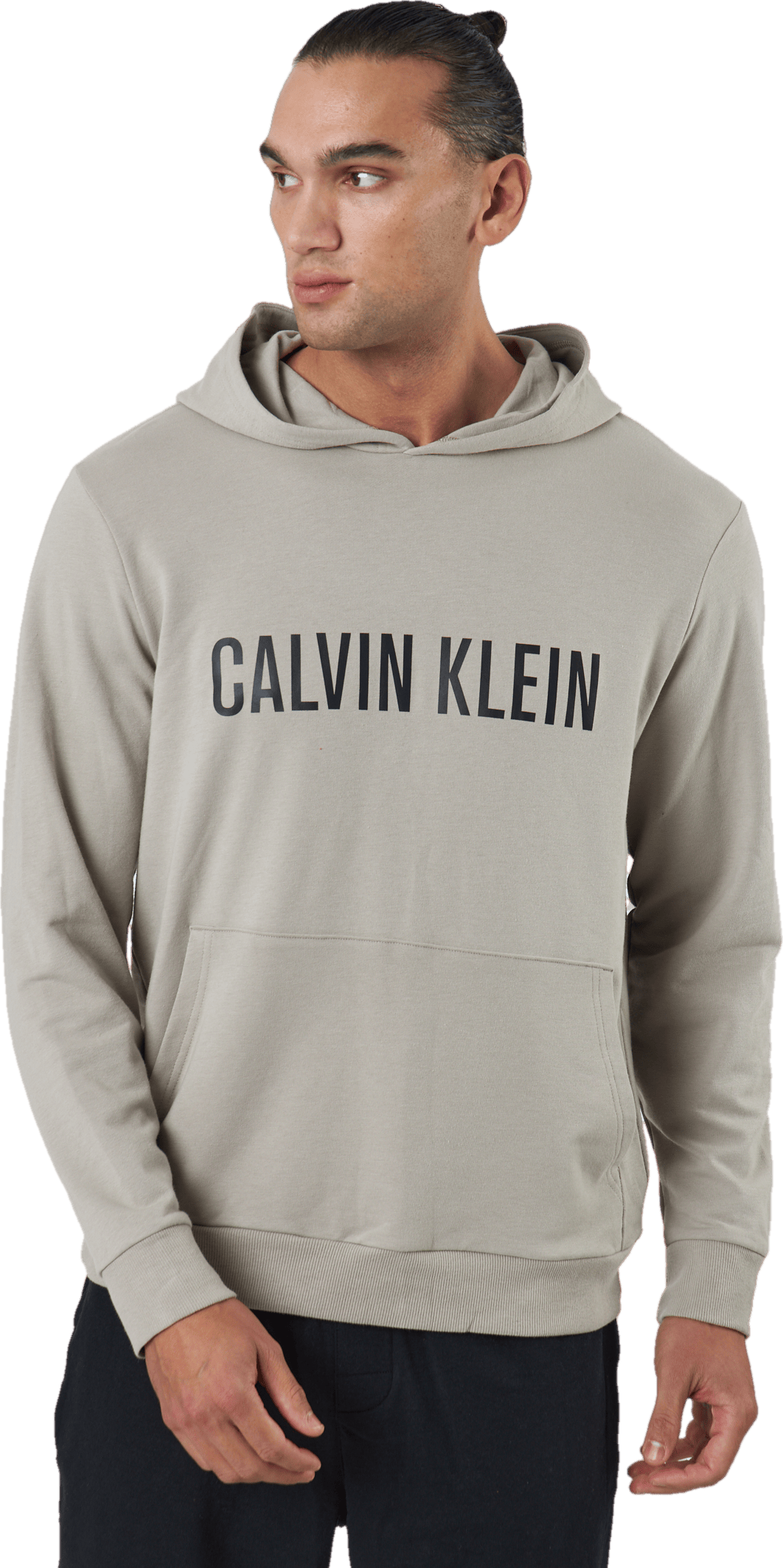 L/s Hoodie Winter Linen, Male, Kleding, Overhemden, Grijs, S