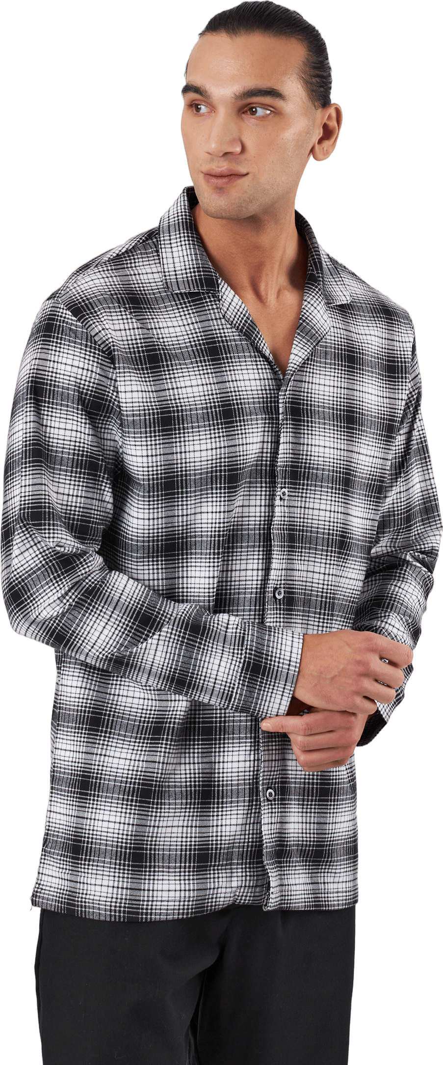 L/s Button Down Ck Shadow Plaid_black - Bild 2