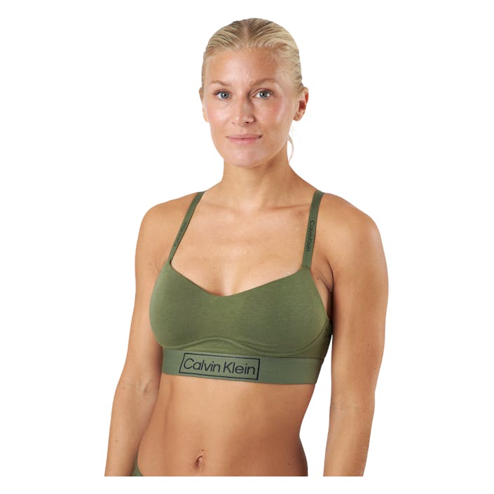 Lght Lined Bralette Napa, Female, Apparels, Sports Bras, Green, L