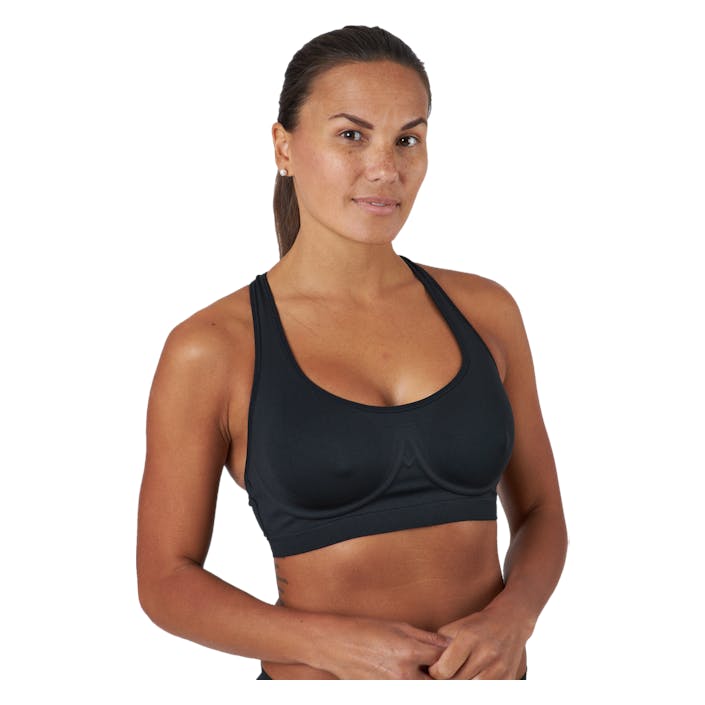 Unlined Bralette Black, Female, Apparels, Sports Bras, Black, XS