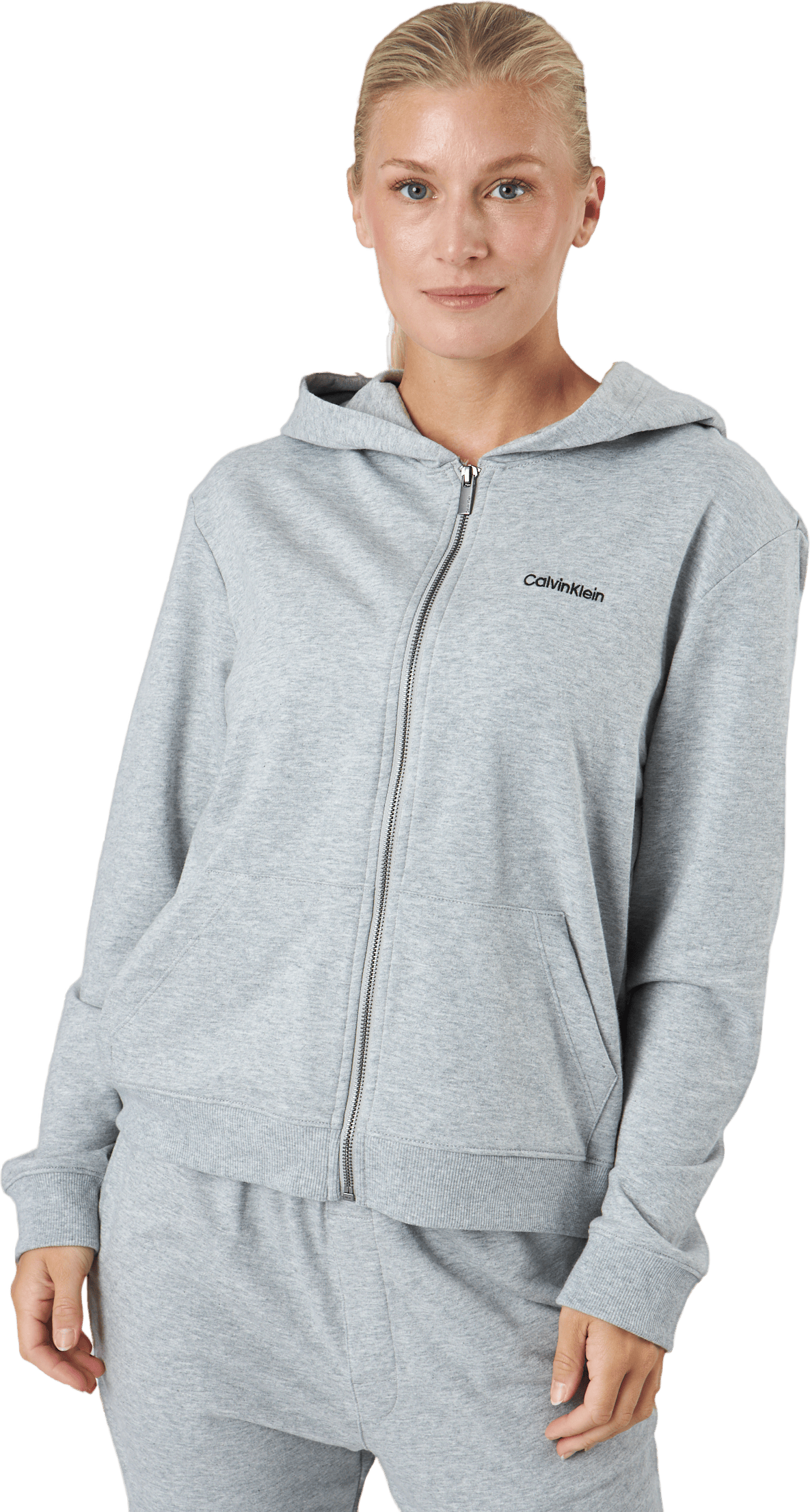 Full Zip Hoodie Grey Heather