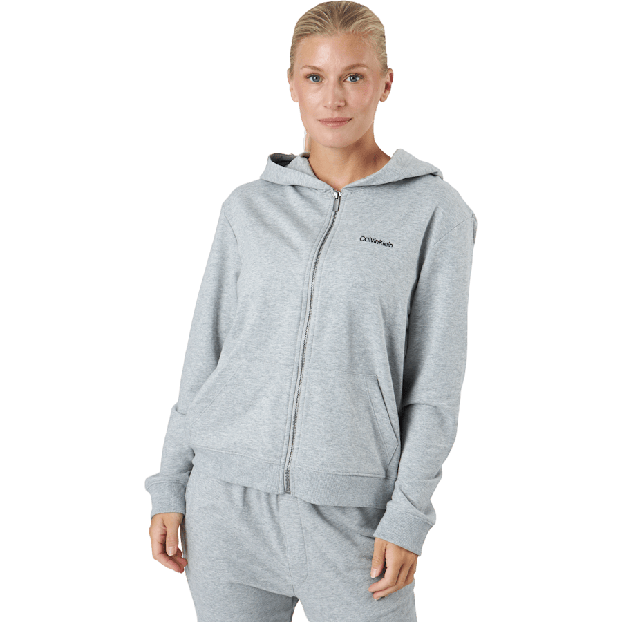 Full Zip Hoodie Grey Heather