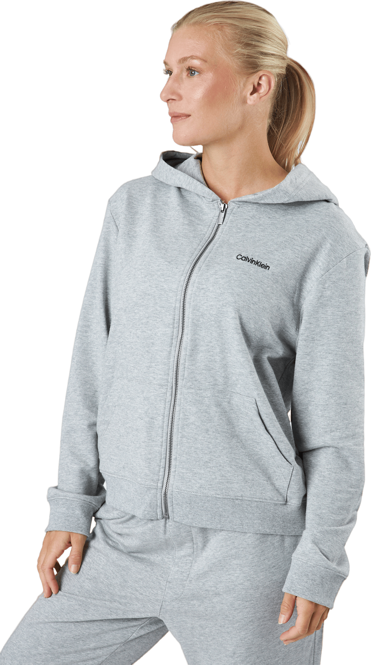 Full Zip Hoodie Grey Heather - Bild 2