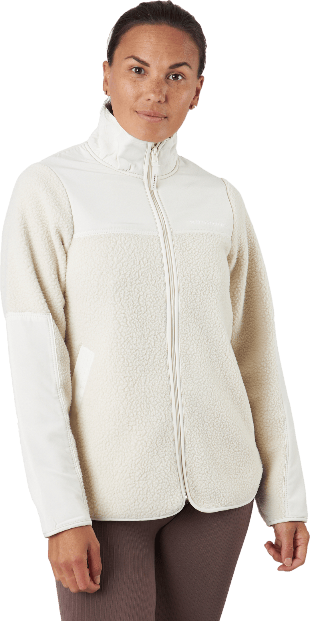Phoebe Pile Jacket Vanilla Ice, Female, Apparels, jackets, White, M