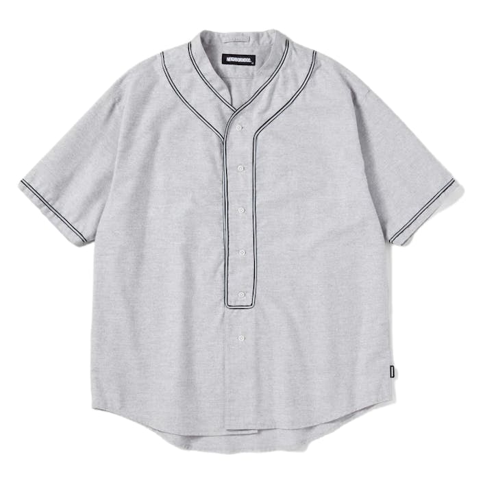 B.b. / C-shirt . Ss Gray, Male, Odzież, Koszule, Szary, M
