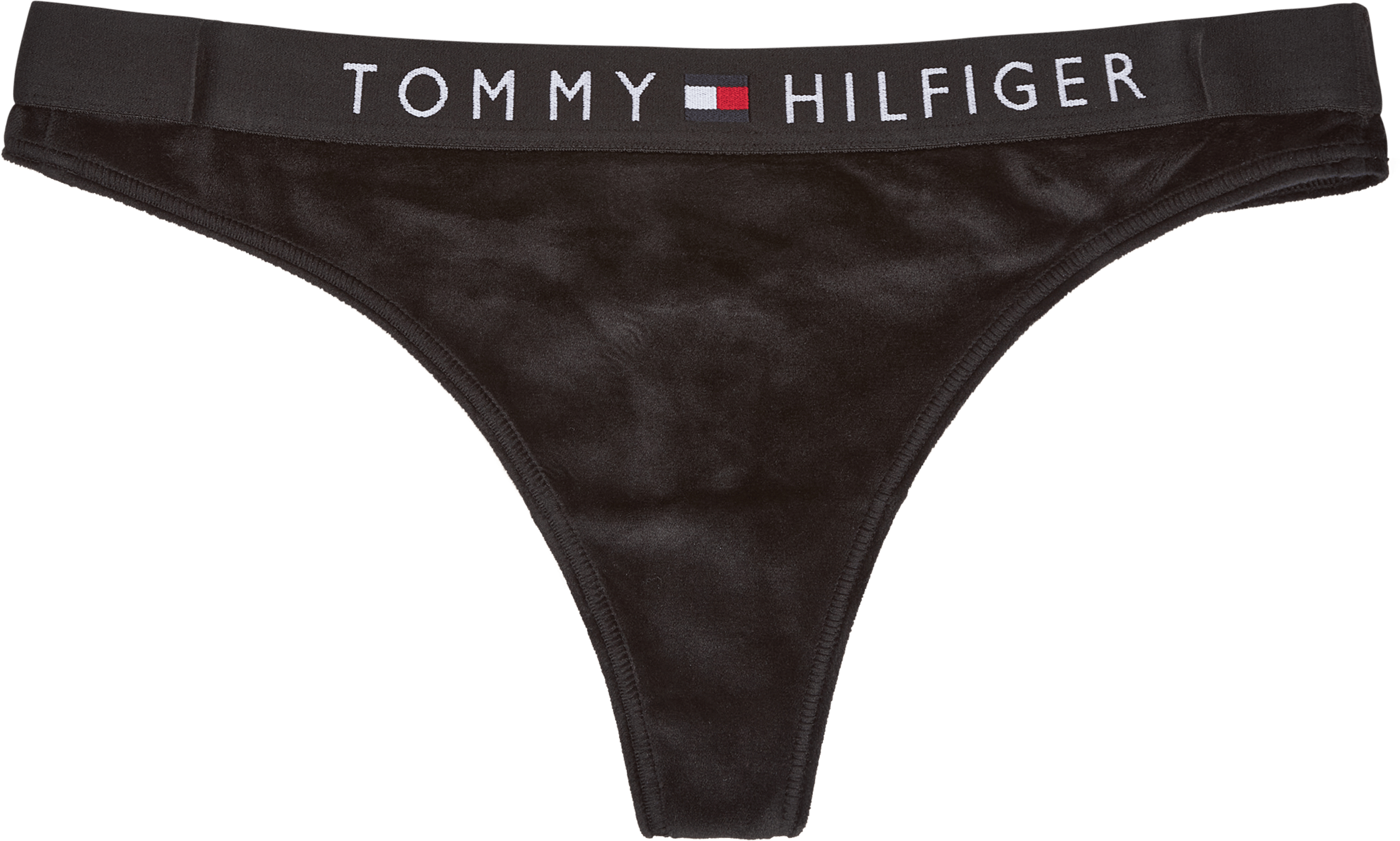 Thong Velour Black
