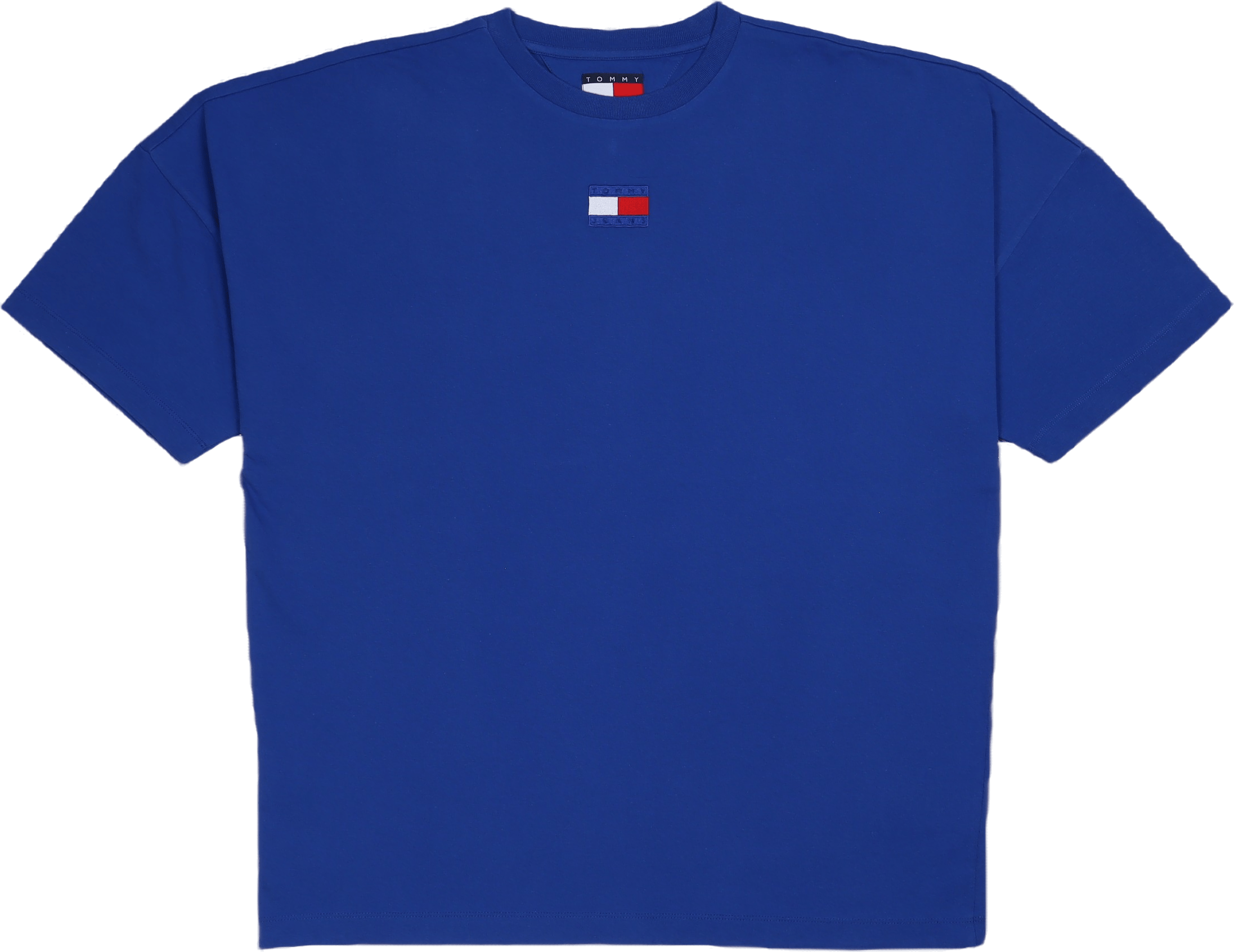 Tjcu Split Hem Flag Tee Cobalt