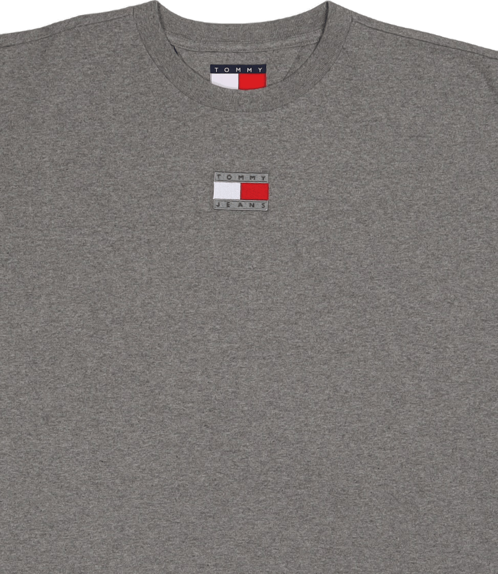 Tjcu Split Hem Flag Tee Mid Grey Heather - Bild 2