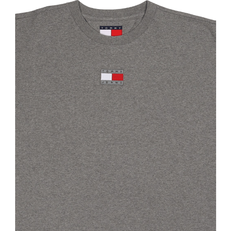 Tjcu Split Hem Flag Tee Mid Grey Heather - Bild 2