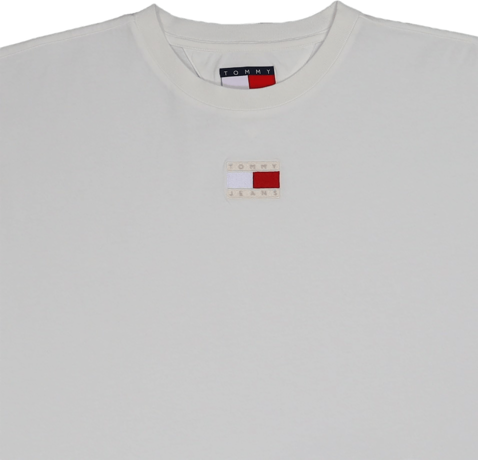 Tjcu Split Hem Flag Tee Ancient White - Bild 2