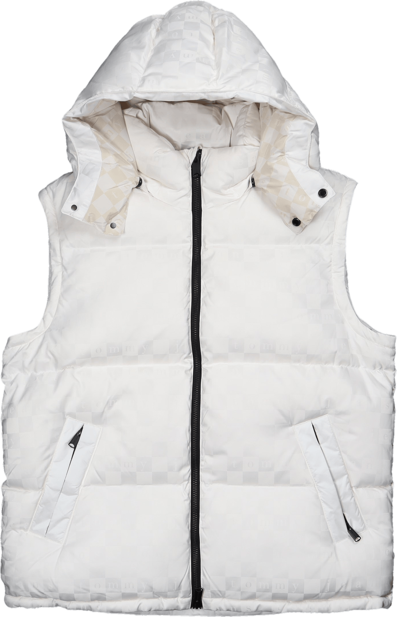 Tjcu Monogram Puffer Jacket Ancient White - Bild 3