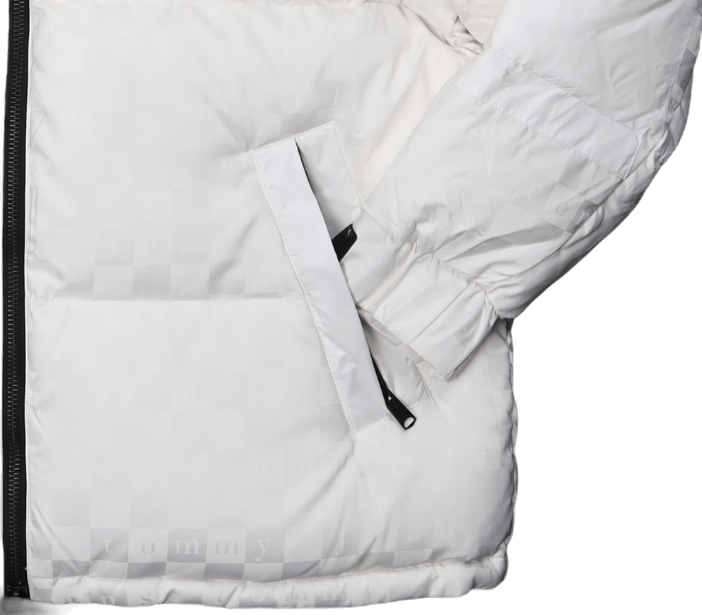 Tjcu Monogram Puffer Jacket Ancient White - Bild 5