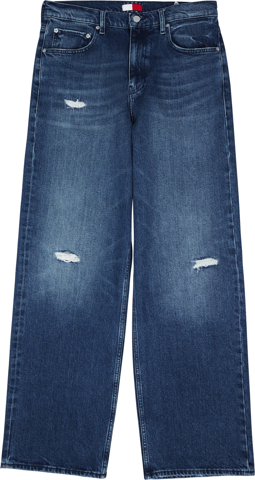 Tjcu Wide Leg Denim Pant Indigo Denim Stone Washed