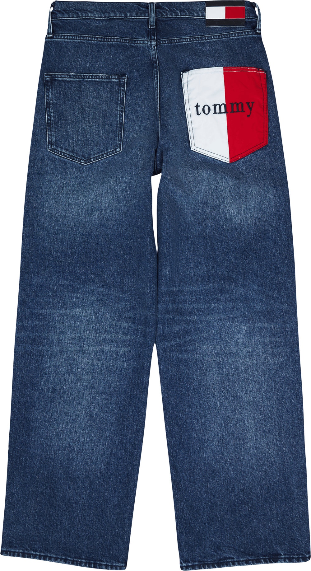 Tjcu Wide Leg Denim Pant Indigo Denim Stone Washed - Bild 2