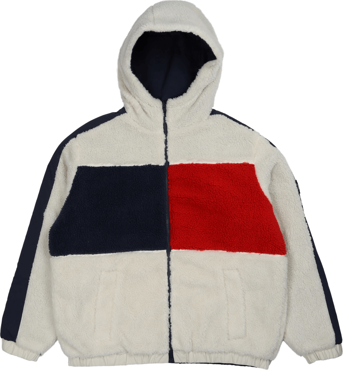 Tjm Reversible Sherpa Jacket Ancient White / Multi