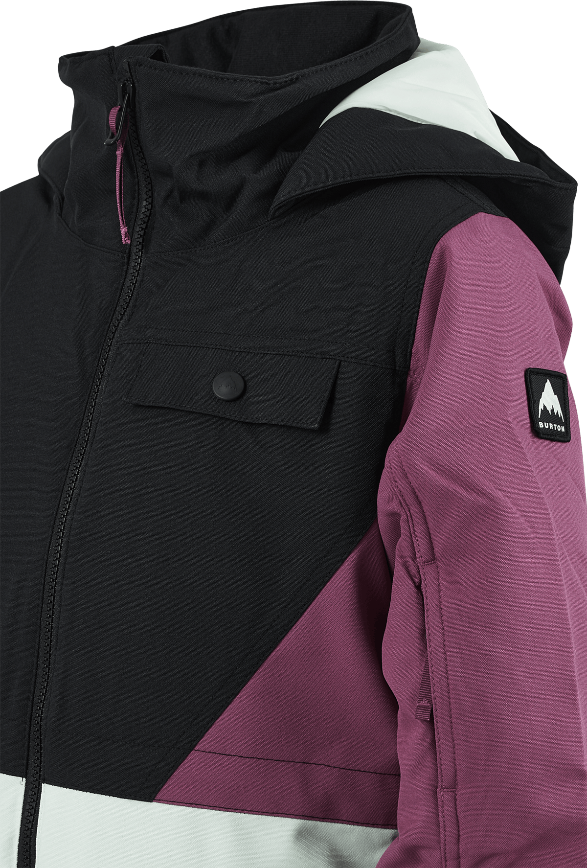 Girls' Khione 2l Jacket True Black/vivid Viola/jewel G - Bild 4