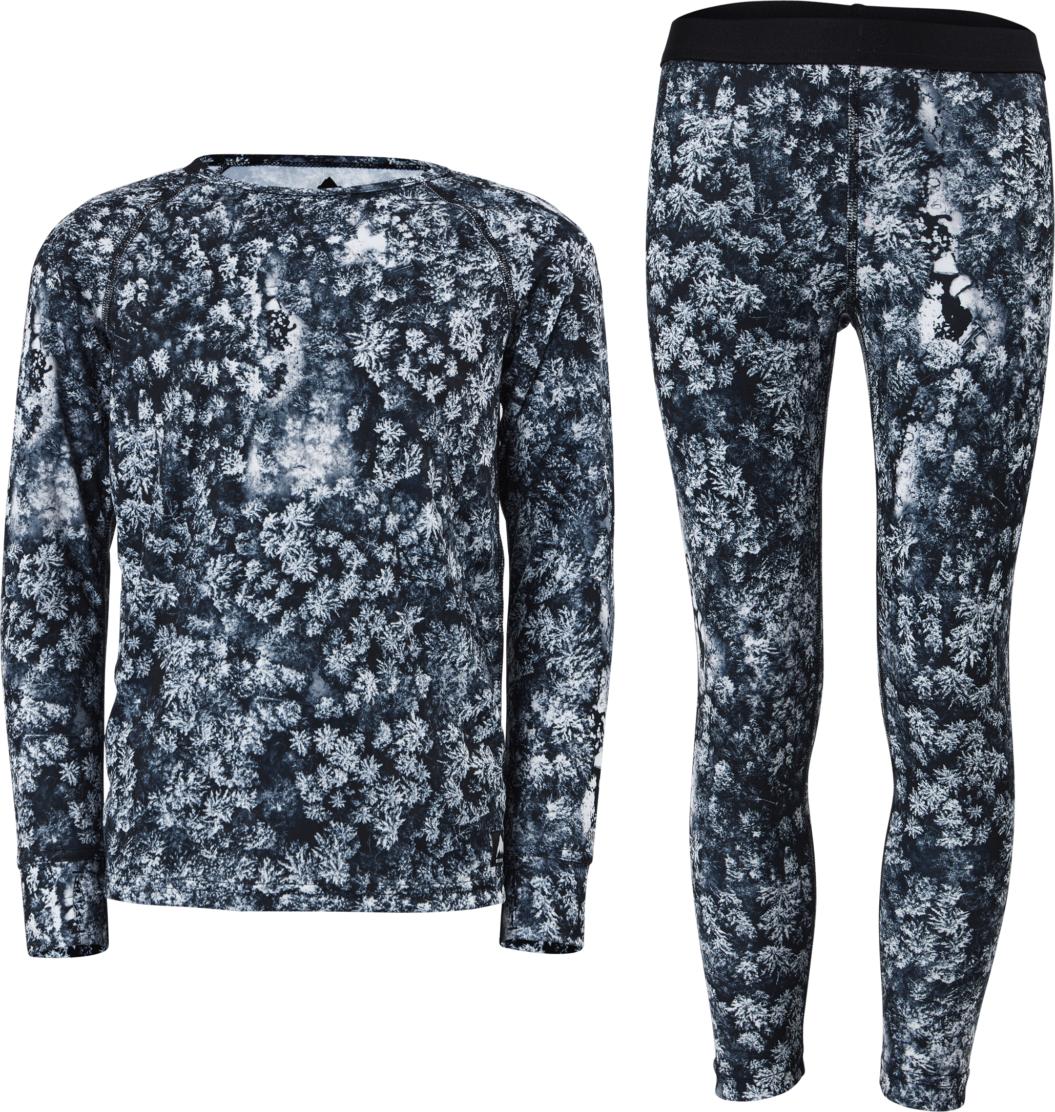 Kids' Lightweight Base Layer S Aerial Pines, Unisex, Apparels, base layers, Alpine sports, Patterned, 110/116