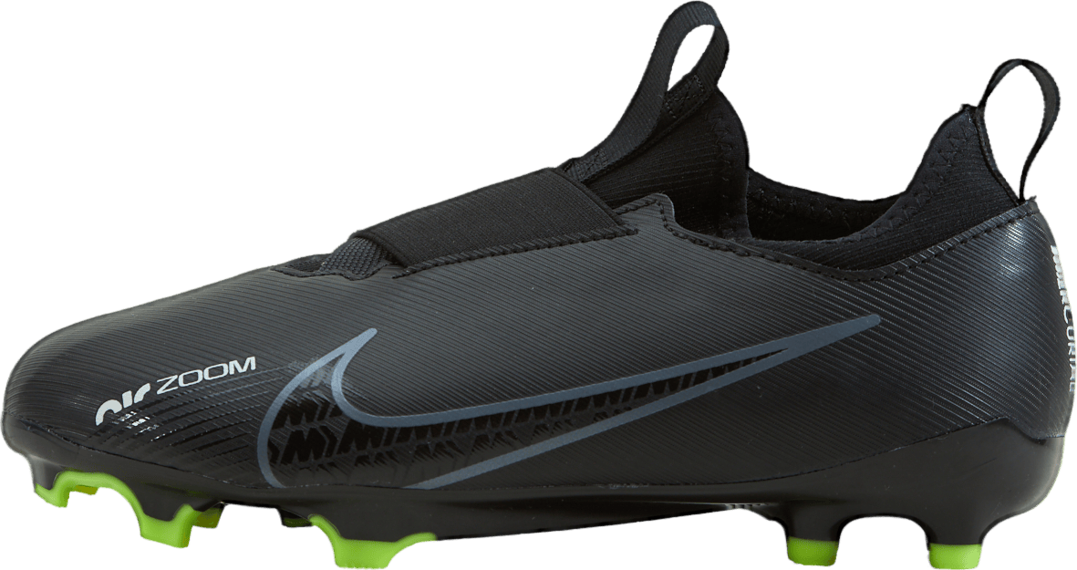 Junior Zoom Vapor 15 Academy Fg/mg Black/dk Smoke Grey-summit Whi, Unisex, Buty, Buty piłkarskie, Piłka nożna, Czarny, EU 35,5