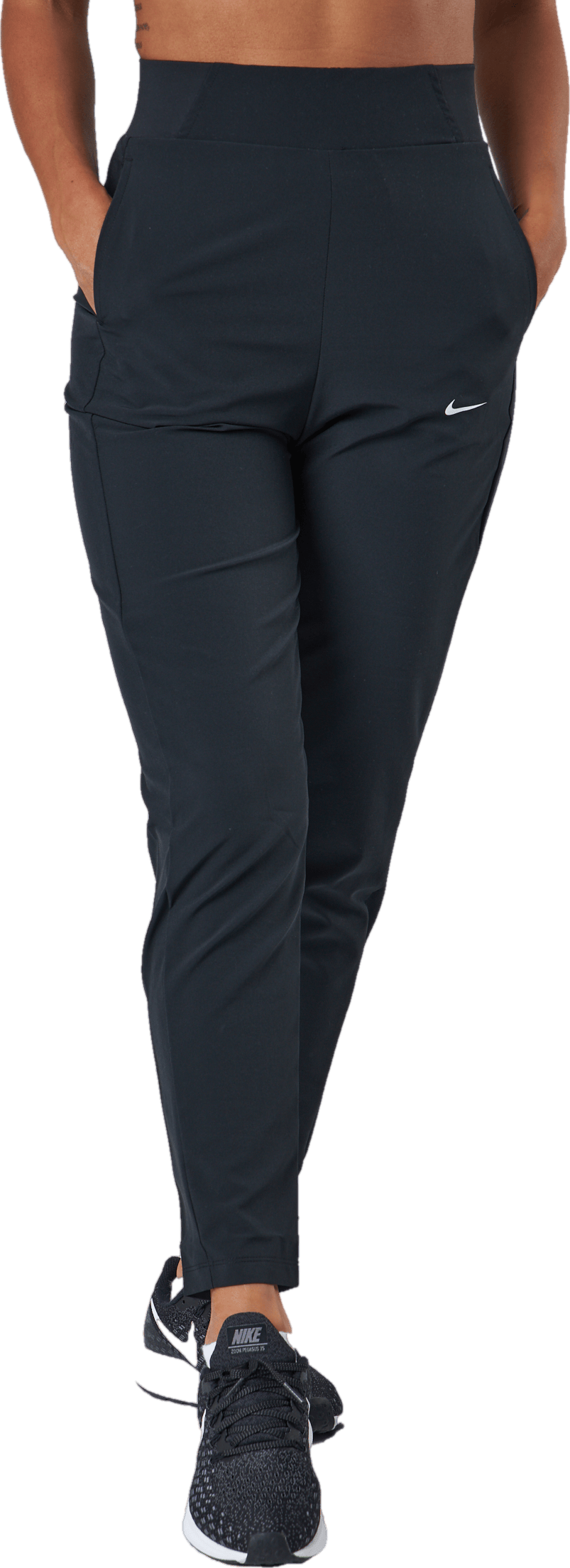 Dri-FIT Bliss Victory Women's Mid-Rise Training Pants BLACK/WHITE, Female, Apparels, Pants, Workout, Black, L