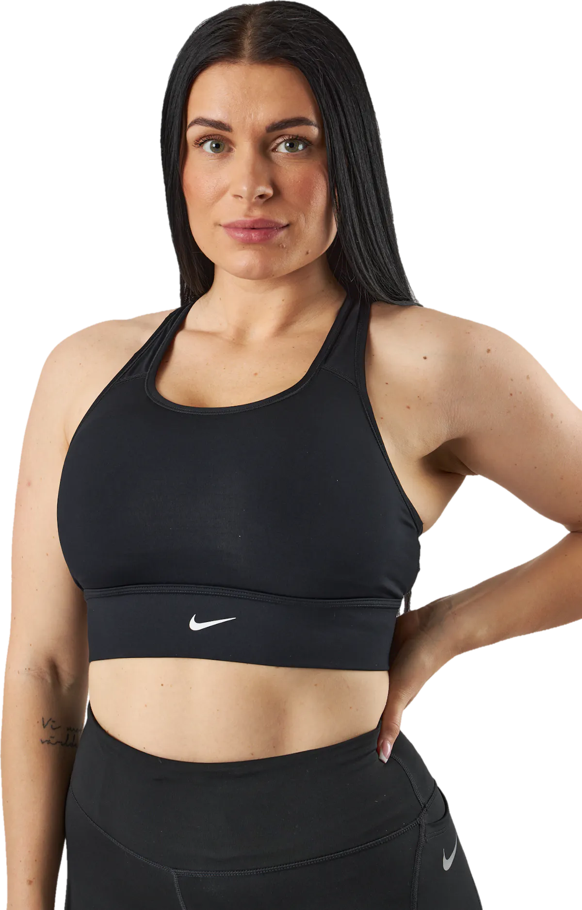 Nike Drifit Swoosh Women's Me Black/black/white De beste sportmerken