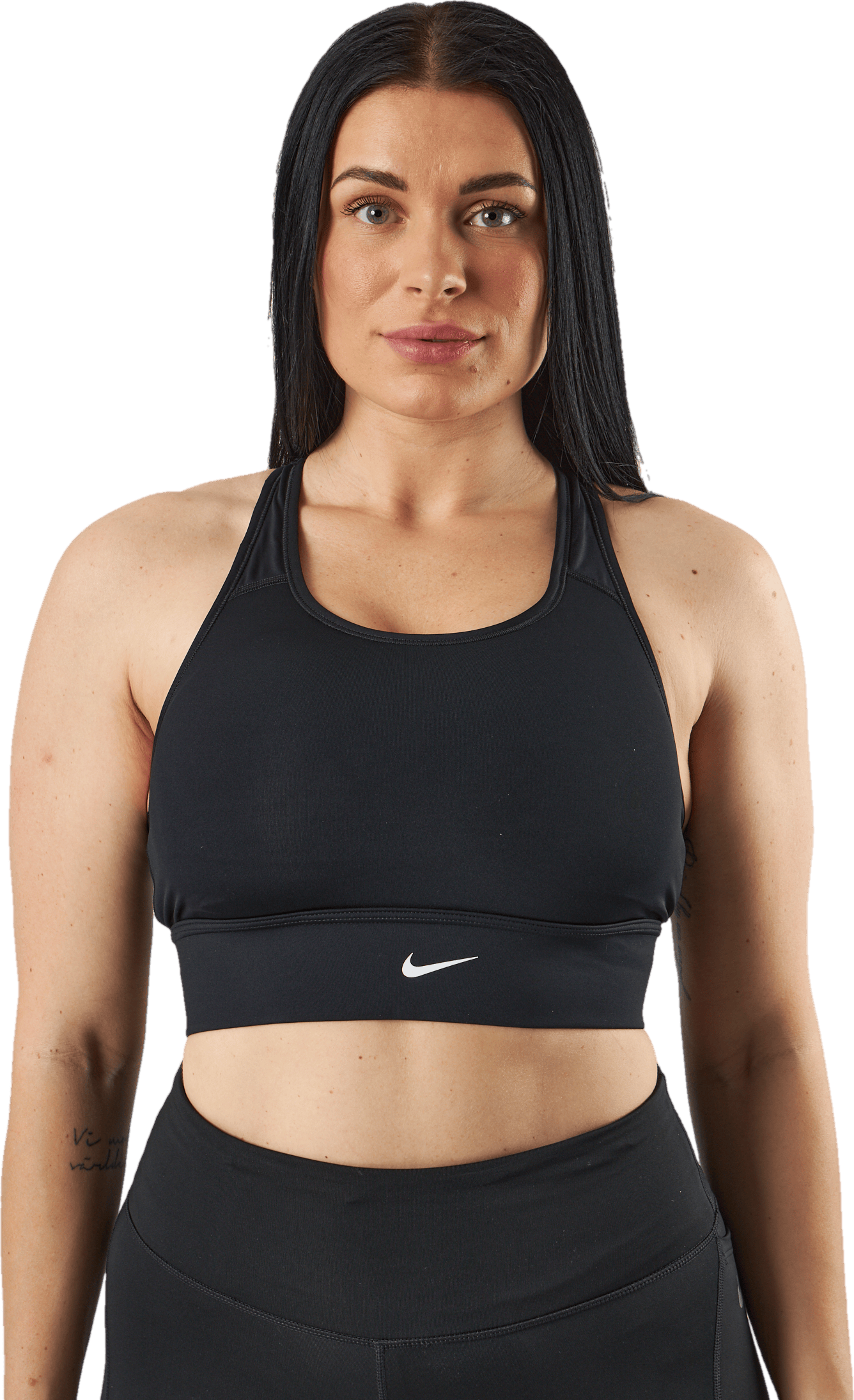 Nike Dri-fit Swoosh Women's Me Black/black/white - Bild 2