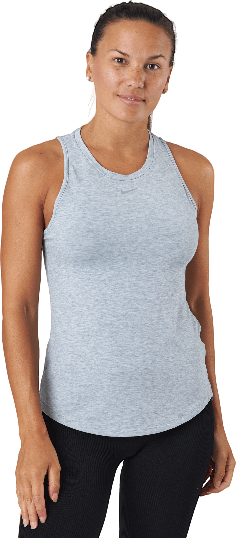 Nike Dri-fit One Luxe Women's  Particle Grey/htr/reflective S, Female, Abbigliamento, Tops, Allenamento, Grigio, XS