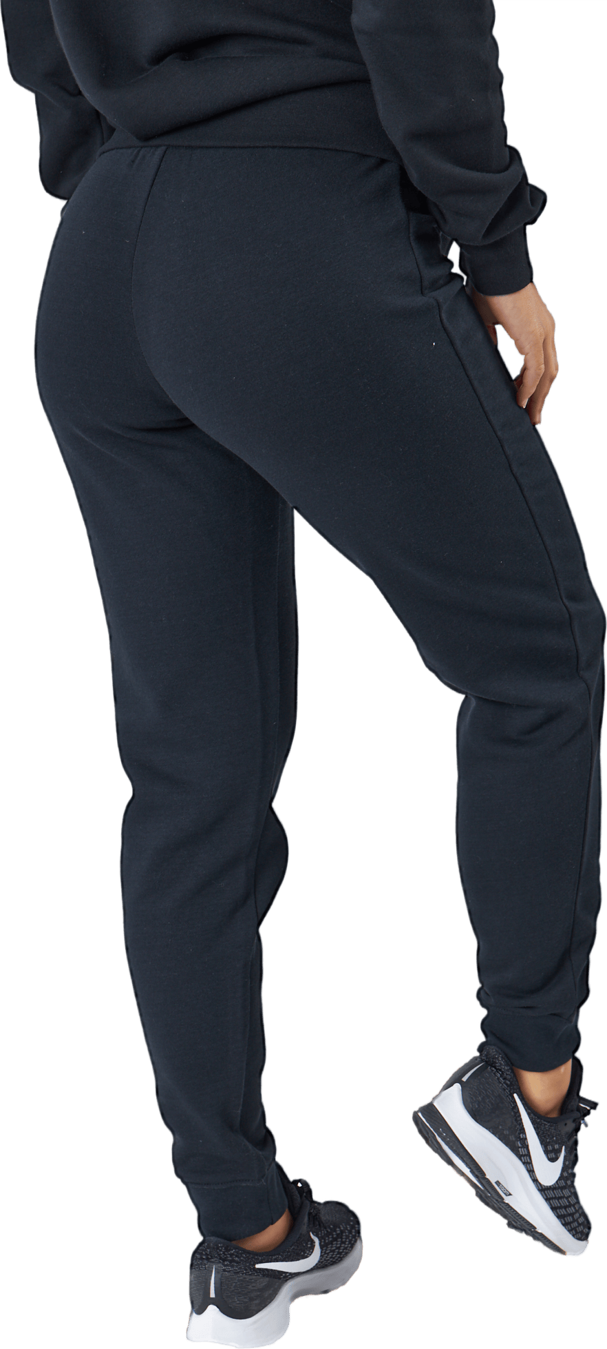 Sportswear Club Fleece Women's Mid-Rise Pants BLACK/WHITE - Bild 4