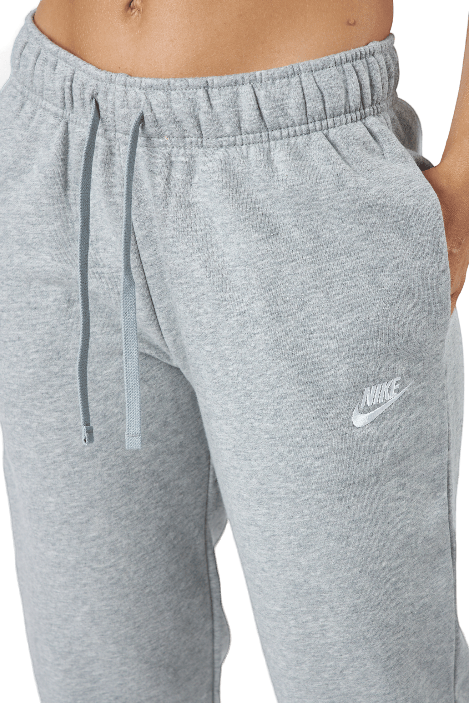 Sportswear Club Fleece Women's Mid-Rise Joggers DK GREY HEATHER/WHITE - Bild 4