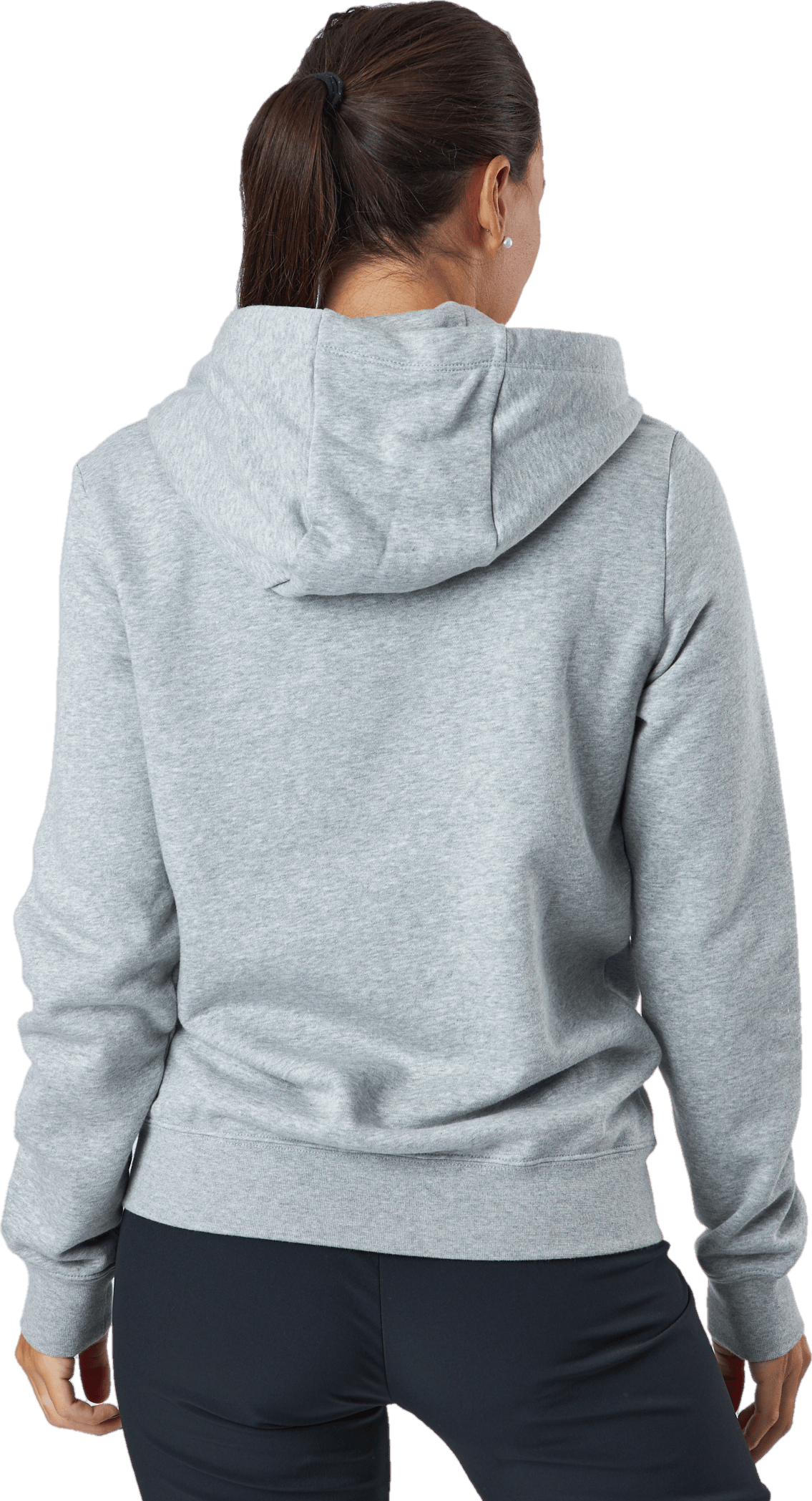 Sportswear Club Fleece Women's Full-Zip Hoodie DK GREY HEATHER/WHITE - Bild 3