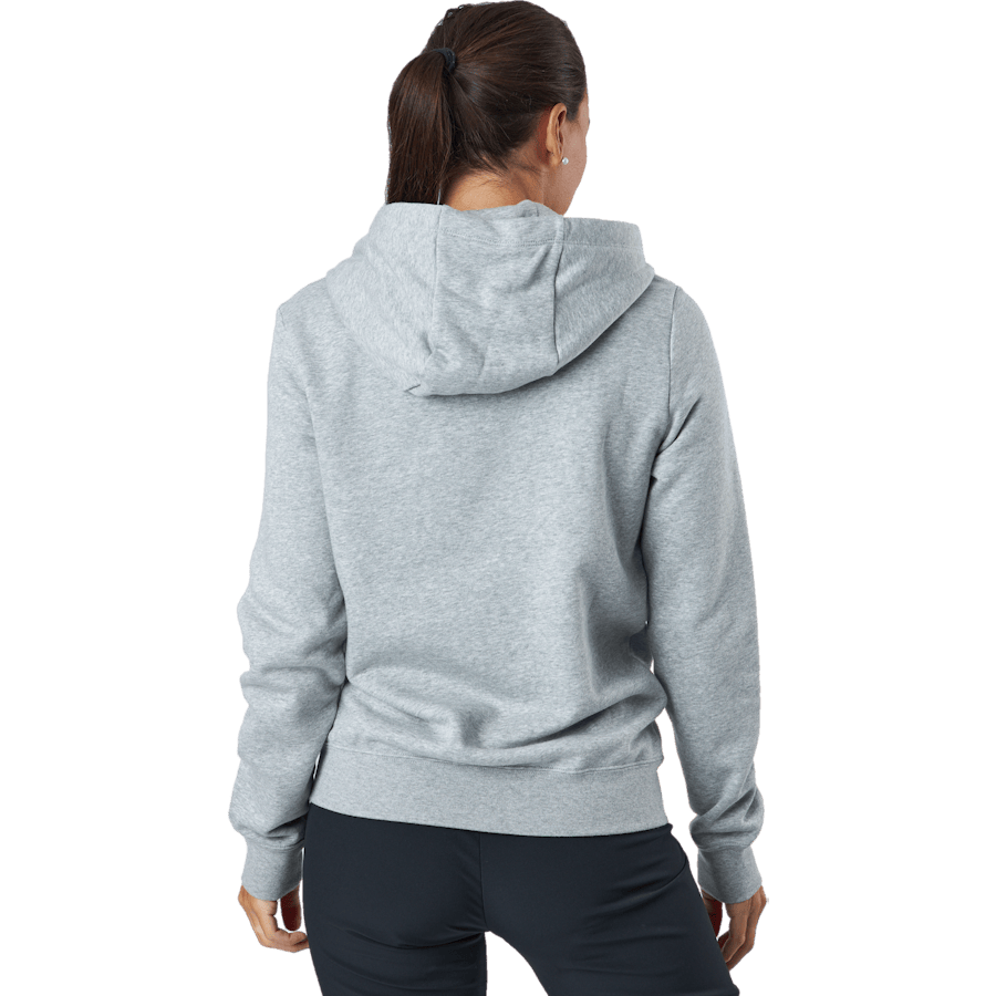 Sportswear Club Fleece Women's Full-Zip Hoodie DK GREY HEATHER/WHITE - Bild 3