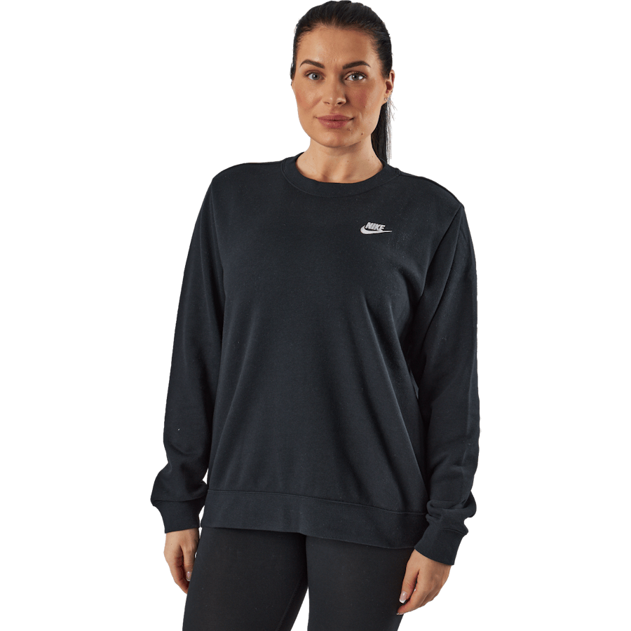 Sportswear Club Fleece Women’s Crew BLACK/WHITE