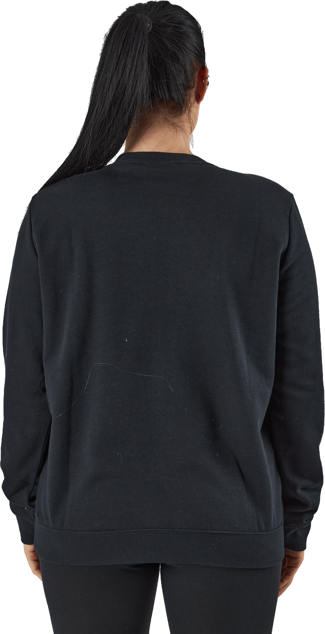 Sportswear Club Fleece Women's Crew BLACK/WHITE - Bild 3