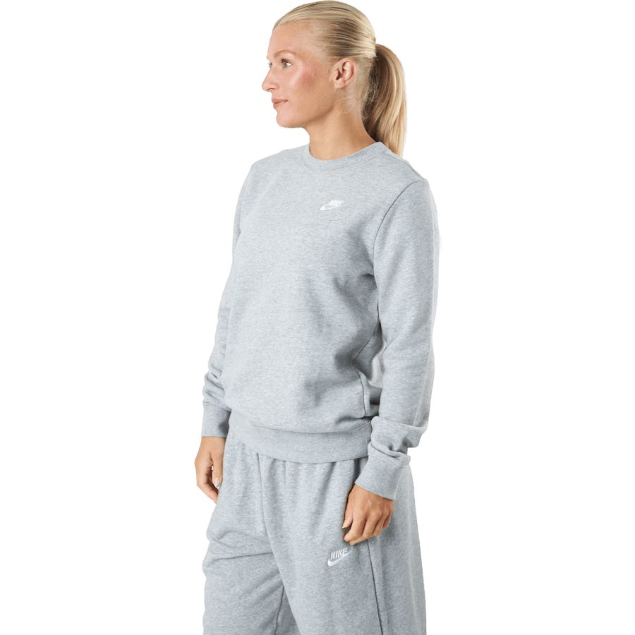 Sportswear Club Fleece Women's Crew DK GREY HEATHER/WHITE - Bild 2