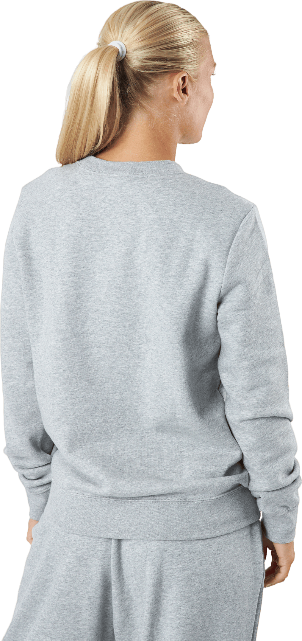 Sportswear Club Fleece Women's Crew DK GREY HEATHER/WHITE - Bild 3