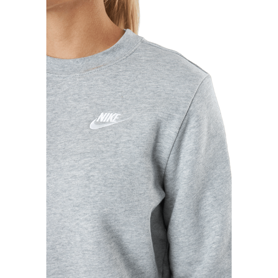 Sportswear Club Fleece Women's Crew DK GREY HEATHER/WHITE - Bild 4