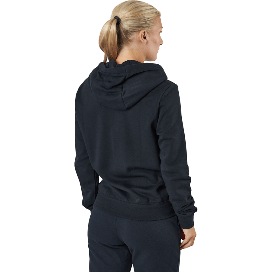 Sportswear Club Fleece Women's Logo Pullover Hoodie BLACK/WHITE - Bild 3