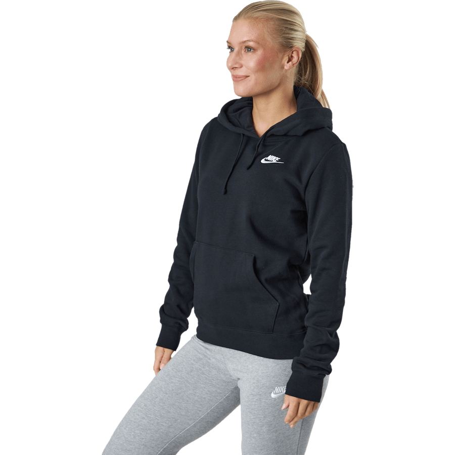 Sportswear Club Fleece Women's Pullover Hoodie BLACK/WHITE - Bild 2