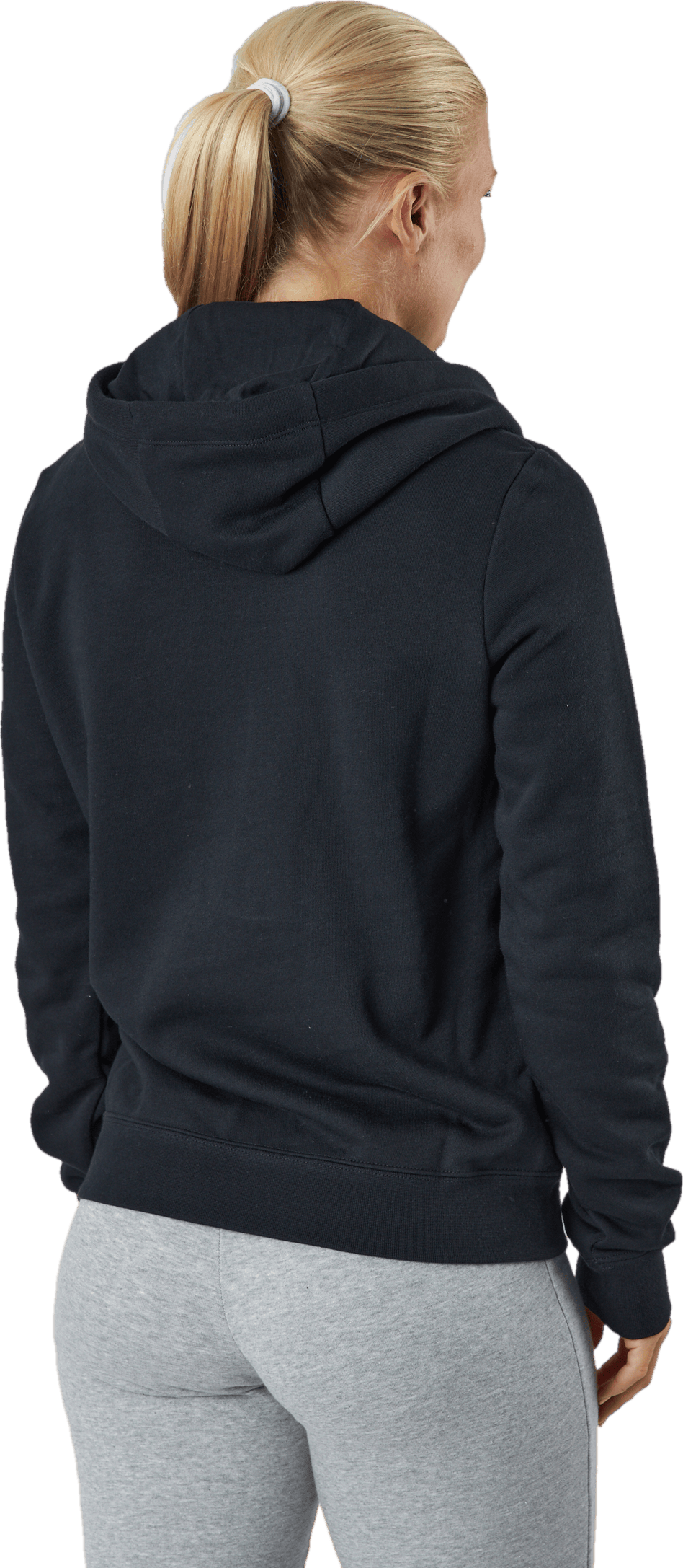 Sportswear Club Fleece Women's Pullover Hoodie BLACK/WHITE - Bild 3