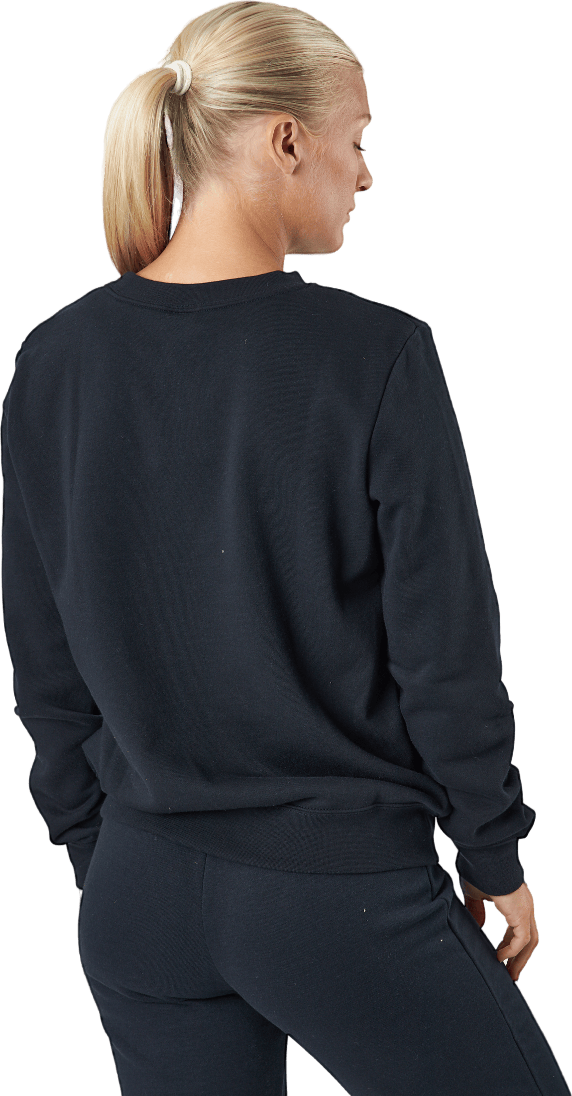 Sportswear Club Fleece Women's Crew BLACK/WHITE - Bild 3