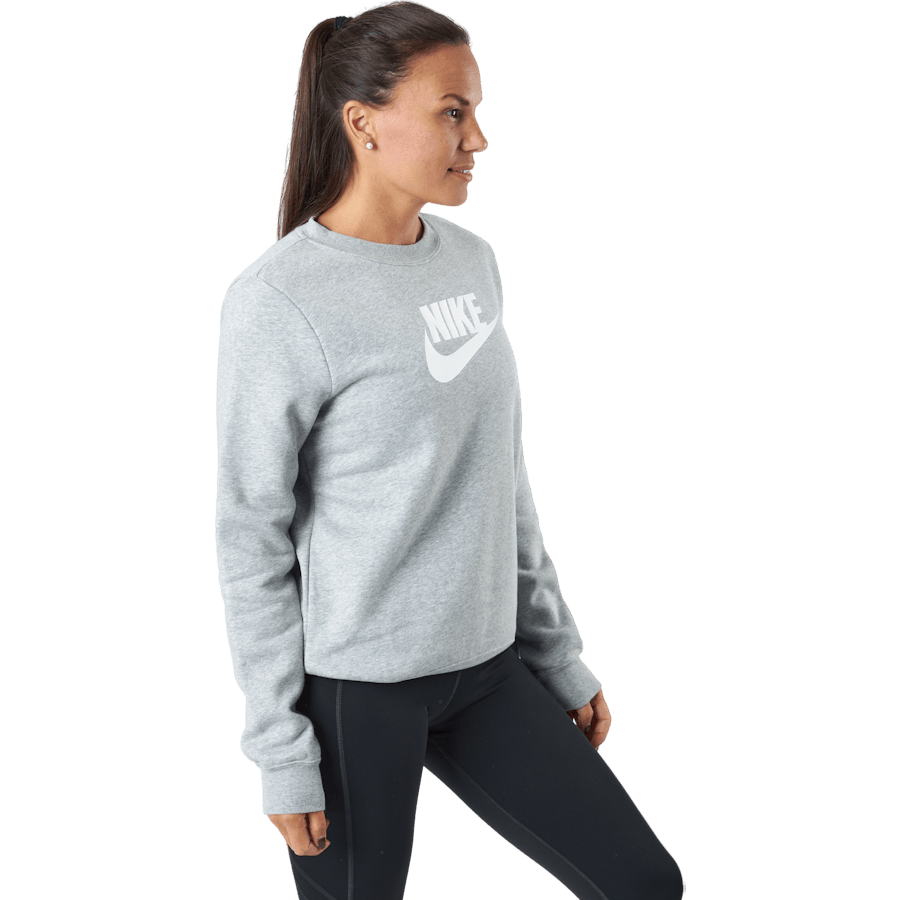 Sportswear Club Fleece Women's Crew DK GREY HEATHER/WHITE - Bild 2