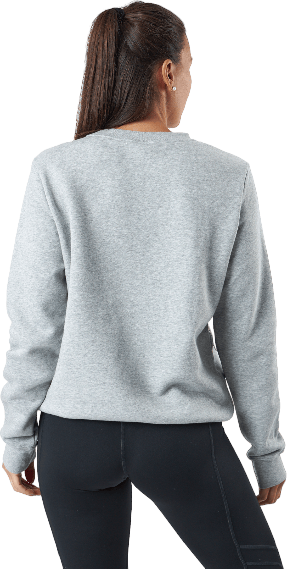 Sportswear Club Fleece Women's Crew DK GREY HEATHER/WHITE - Bild 3