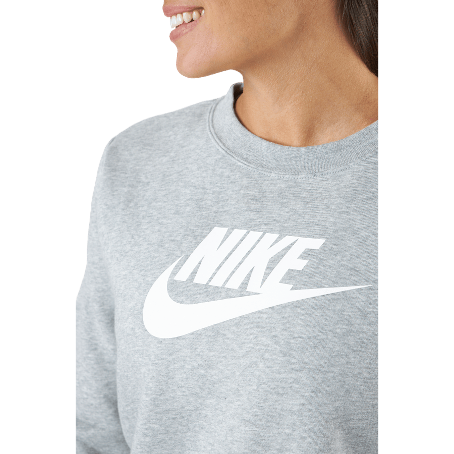 Sportswear Club Fleece Women's Crew DK GREY HEATHER/WHITE - Bild 4