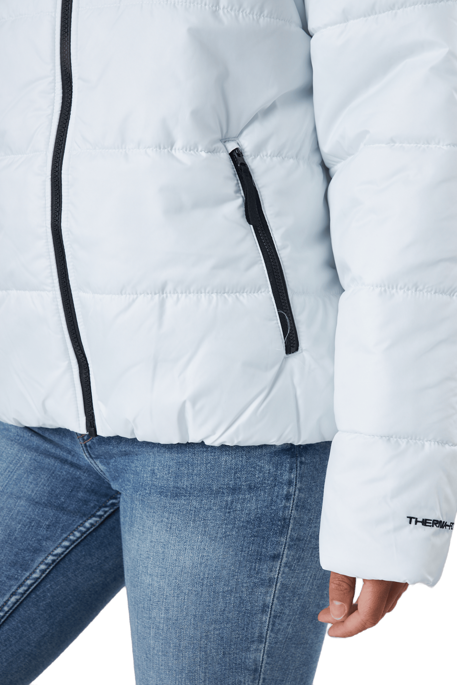 W Nsw Syn Tf Rpl Hd Jkt Summit White/summit White/blac - Bild 5