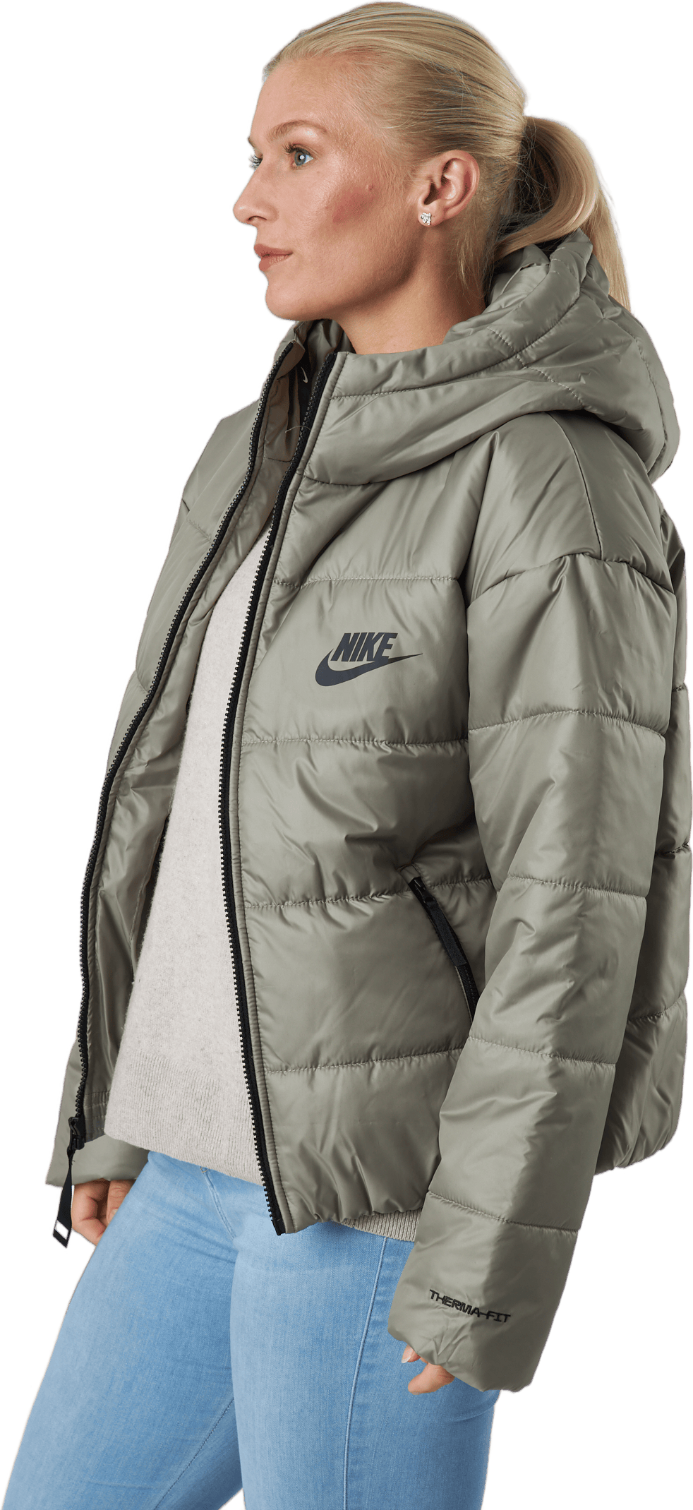 W Nsw Syn Tf Rpl Hd Jkt Matte Olive/matte Olive/black - Bild 2