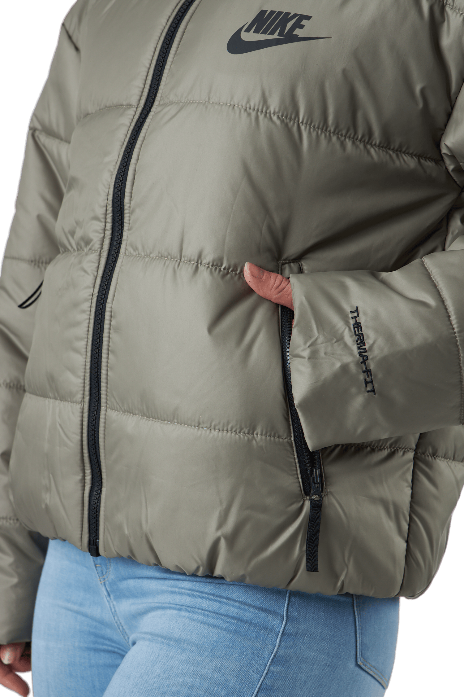 W Nsw Syn Tf Rpl Hd Jkt Matte Olive/matte Olive/black - Bild 6