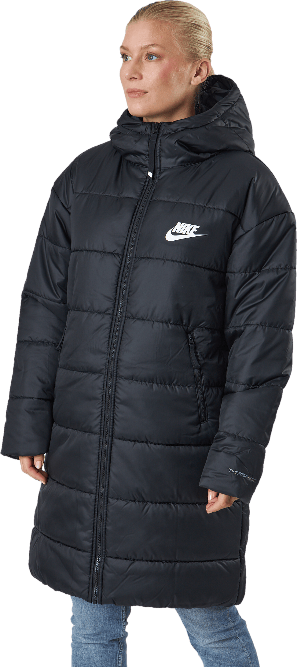 W Nsw Syn Tf Rpl Hd Parka Black/black/white - Bild 2
