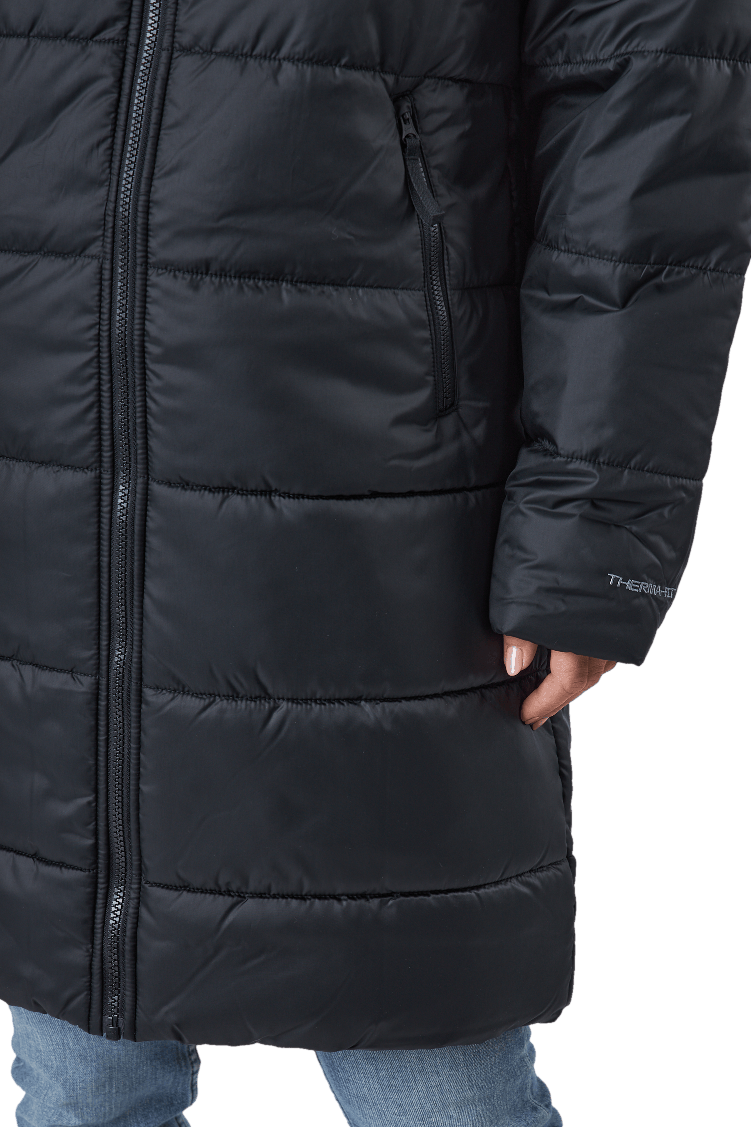 W Nsw Syn Tf Rpl Hd Parka Black/black/white - Bild 5